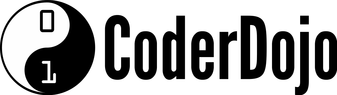 CoderDojo black and white logo